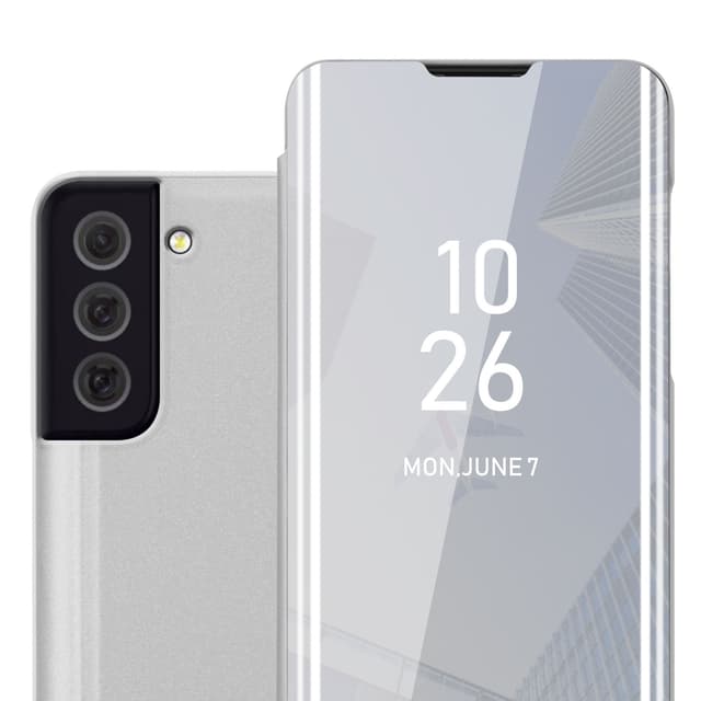 Samsung Galaxy S22 Plånboksfodral Skal (Silver)