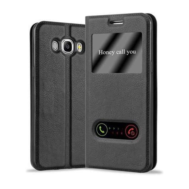 Lompakkokotelo Samsung Galaxy J7 2016 Case (Musta)