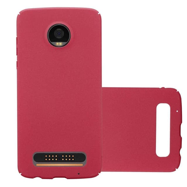 Motorola MOTO Z2 PLAY / Z2 FORCE Skal Fodral Case (Röd)