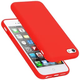 iPhone 5 / 5S / SE 2016 Suojakuori Kotelo (Punainen)