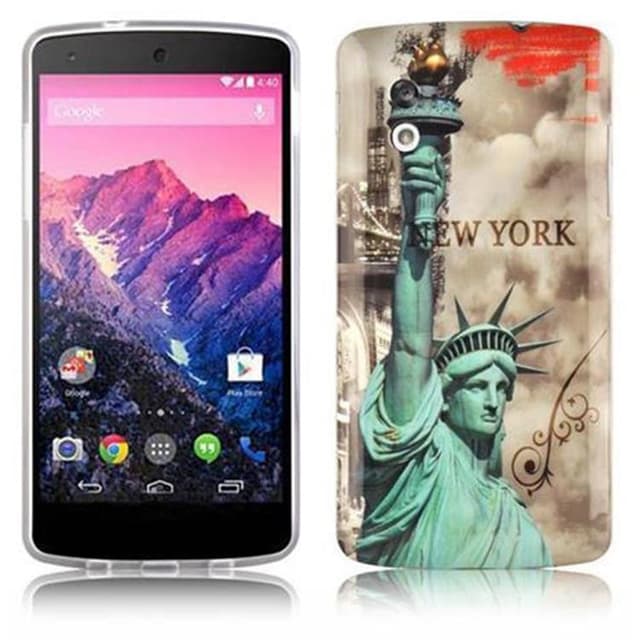LG Google NEXUS 5 Etui Case Cover (Brun)