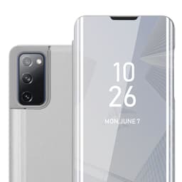 Suojakuori Samsung Galaxy S20 FE Lompakkokotelo (Hopea)