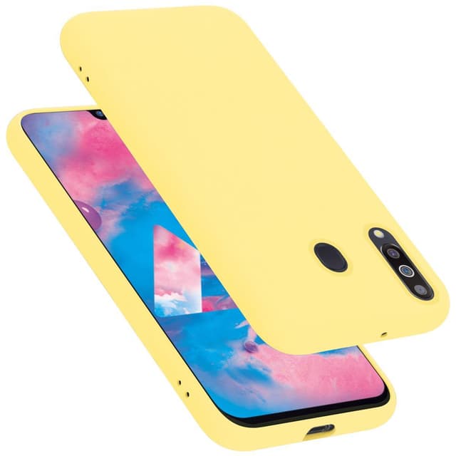 Samsung Galaxy M30 / A40s Cover Etui Case (Gul)