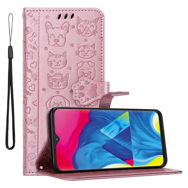Samsung Galaxy A10 / M10 Plånboksfodral Skal (Rosa)