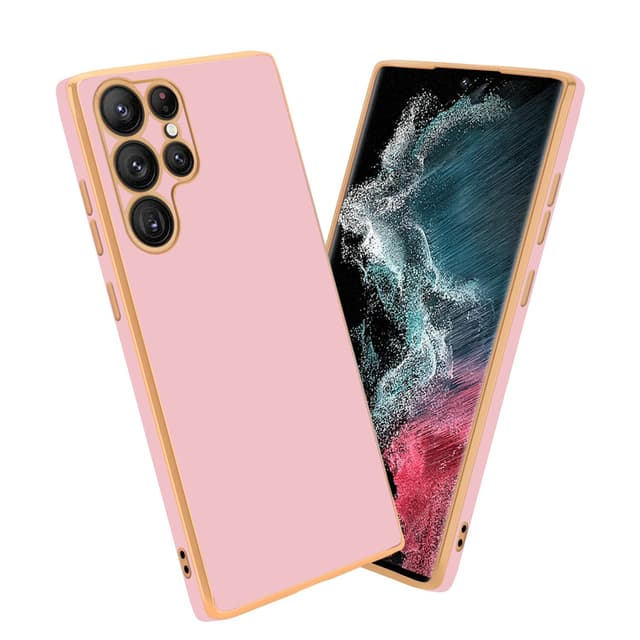 Samsung Galaxy S22 ULTRA Skal Fodral Case (Rosa)