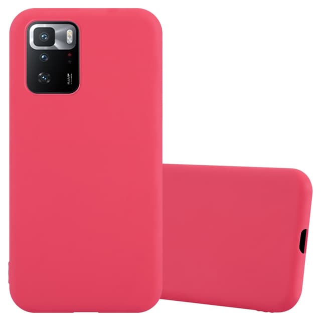 Deksel Xiaomi POCO X3 GT Silikon cover (rød)