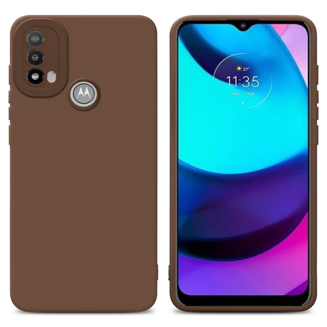Motorola MOTO E20 Cover Etui Case (Brun)