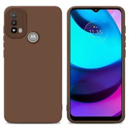 Motorola MOTO E20 Suojakuori Kotelo (Ruskea)