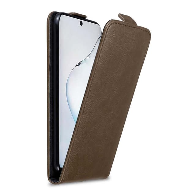 Samsung Galaxy NOTE 10 Pungetui Flip Cover (Brun)