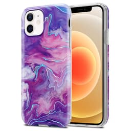 iPhone 12 / 12 PRO Suojakuori Lompakkokotelo (Violetti)