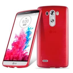 LG G3 silikondeksel cover (rød)