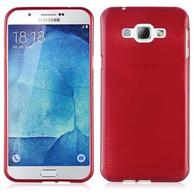 Samsung Galaxy A8 2015 Skal Fodral Case (Röd)