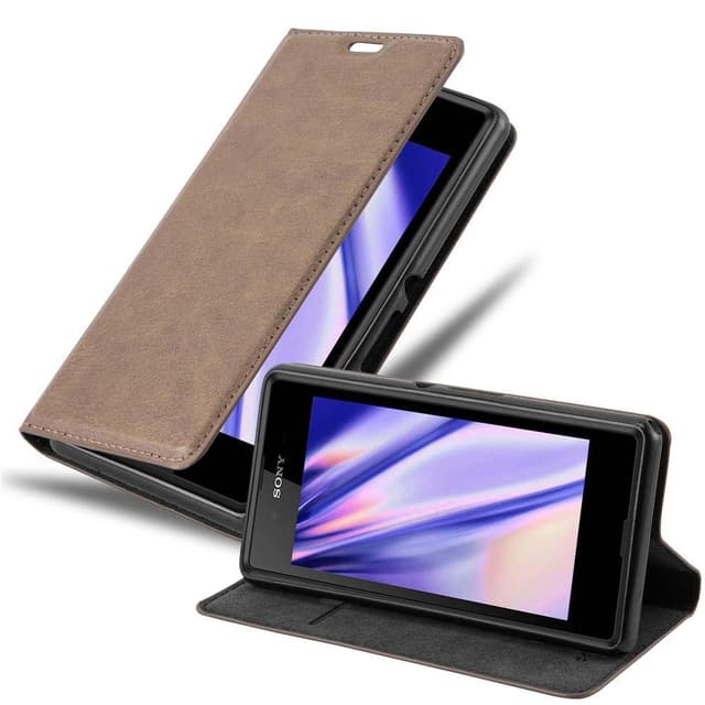 Sony Xperia E3 Cover Etui Case (Brun)
