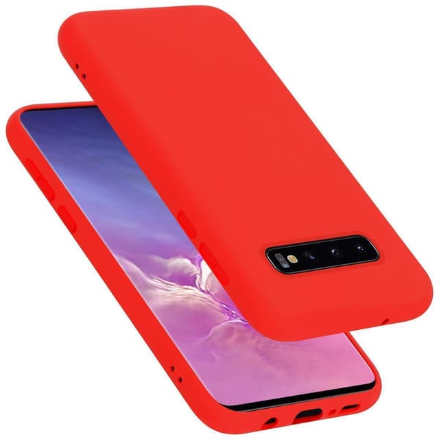 Samsung Galaxy S10 PLUS Suojakuori Kotelo (Punainen)