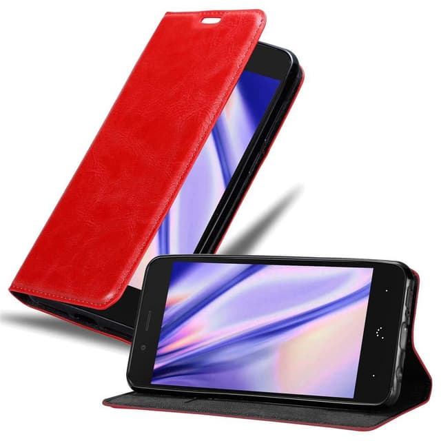 BQ Aquaris X5 lommebokdeksel case (rød)