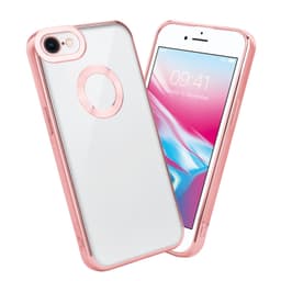 iPhone 7 / 7S / 8 / SE 2020 silikondeksel Krom case