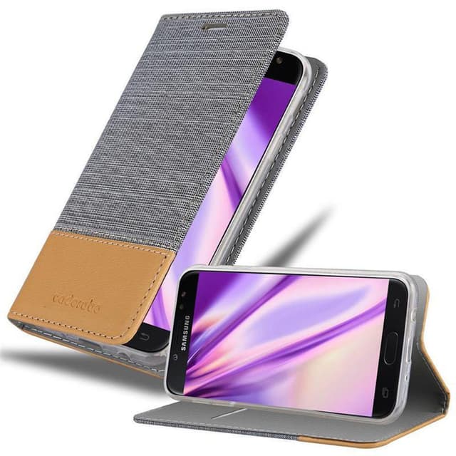 Samsung Galaxy J7 2017 Pungetui Cover Case (Grå)