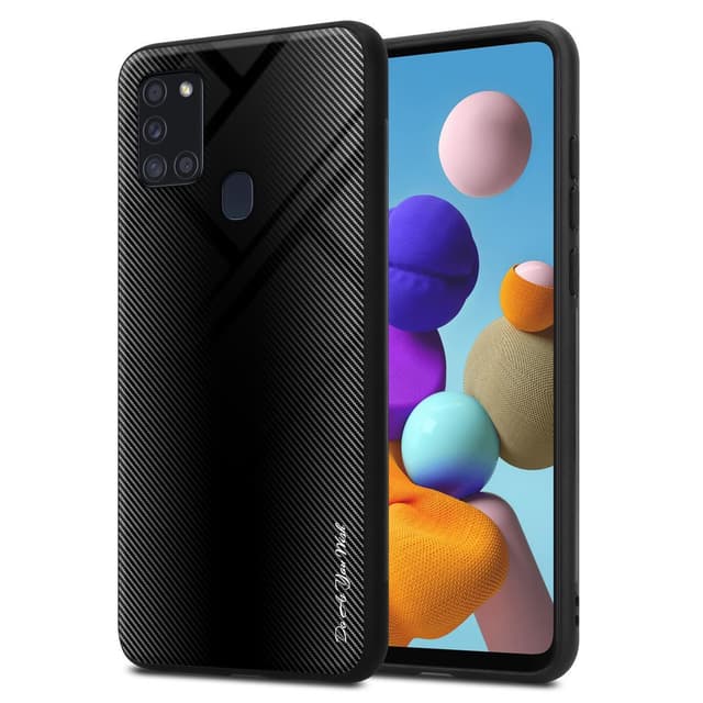 Samsung Galaxy A21s Skal Fodral Case (Svart)