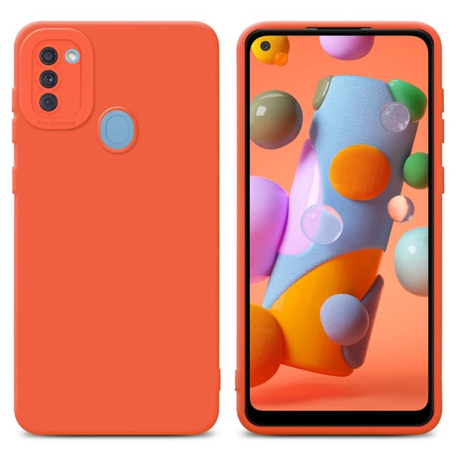 Samsung Galaxy A11 / M11 Cover Etui Case (Orange)