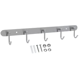 Klädstång Klädkrokar Klädhängare (modell c - 5 krokar)