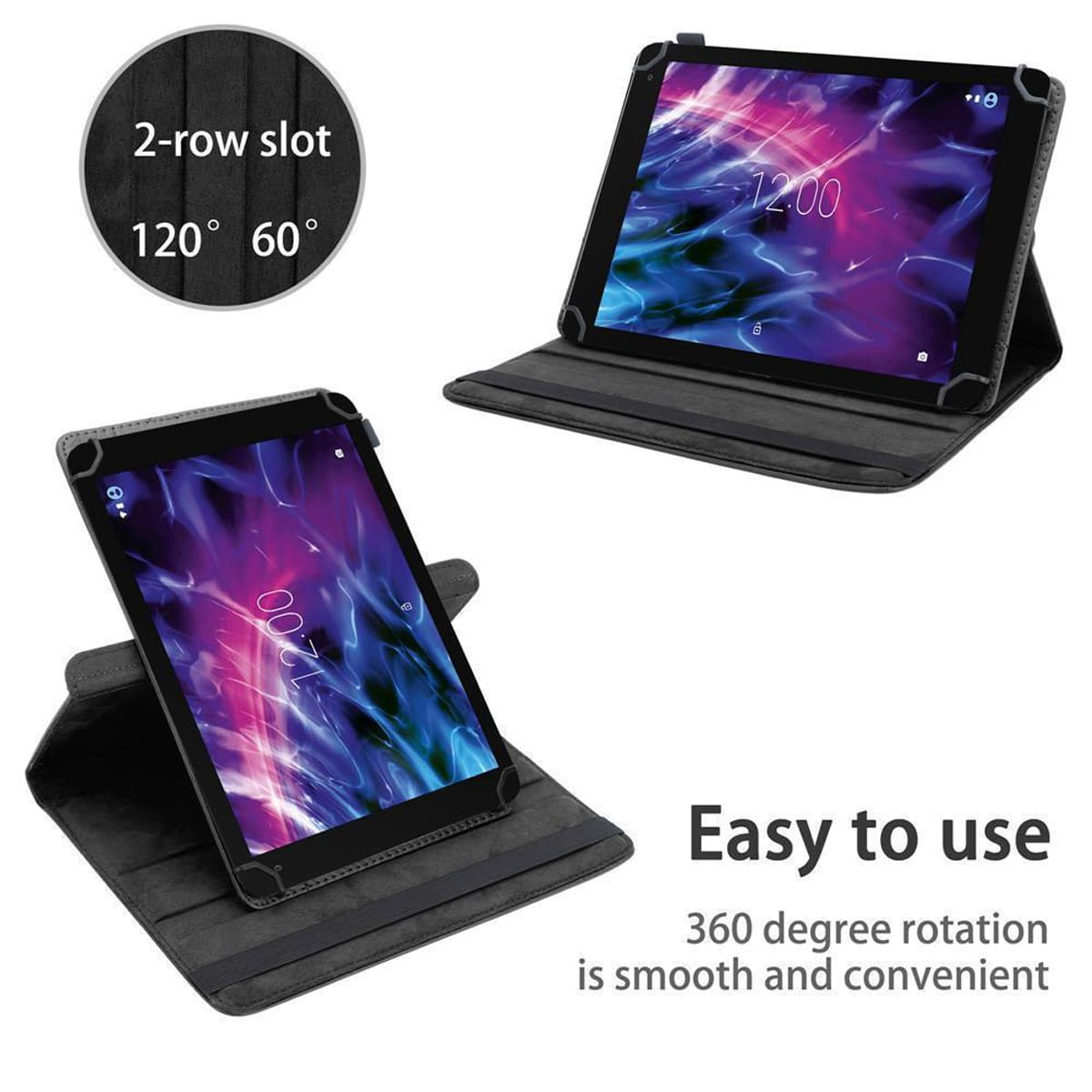 CELLONIC Cavo USB 3.1 Gen 1 compatibile con Medion LifeTab X10605 / P10606 / X10607 / P10612 (MD61224 / MD60526 / MD60655) ricarica 3A cavetto dati per tablet con porta USB C Type C 2m in PVC grigio