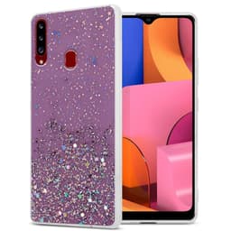 Samsung Galaxy A20s Cover Etui Case (Lilla)