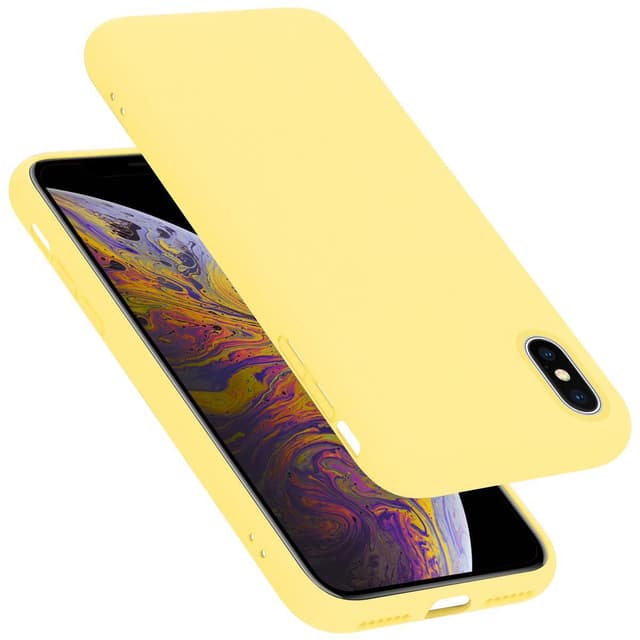 iPhone X / XS Skal Fodral Case (Gul)