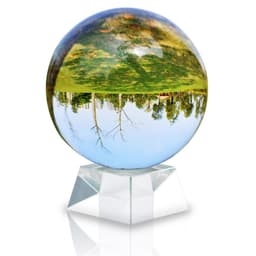 Glaskula stativ Glasboll Kristallboll Fotoboll (100 mm)