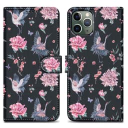 iPhone 11 PRO MAX Plånboksfodral Skal (Svart)