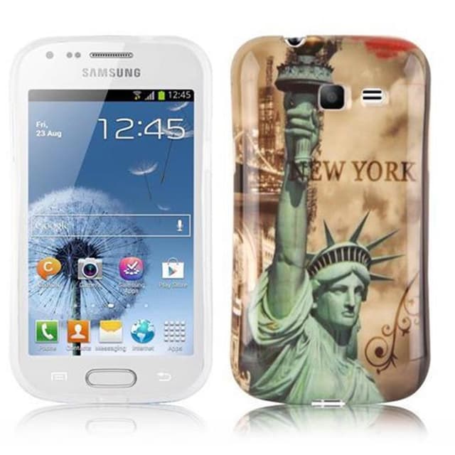 Samsung Galaxy TREND LITE Skal Fodral Case (Brun)