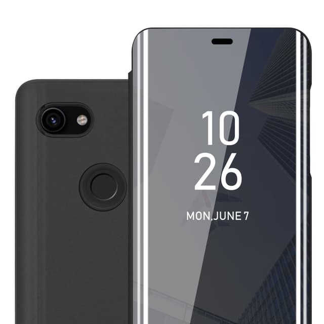 Suojakuori Google PIXEL 3A XL Lompakkokotelo (Musta)