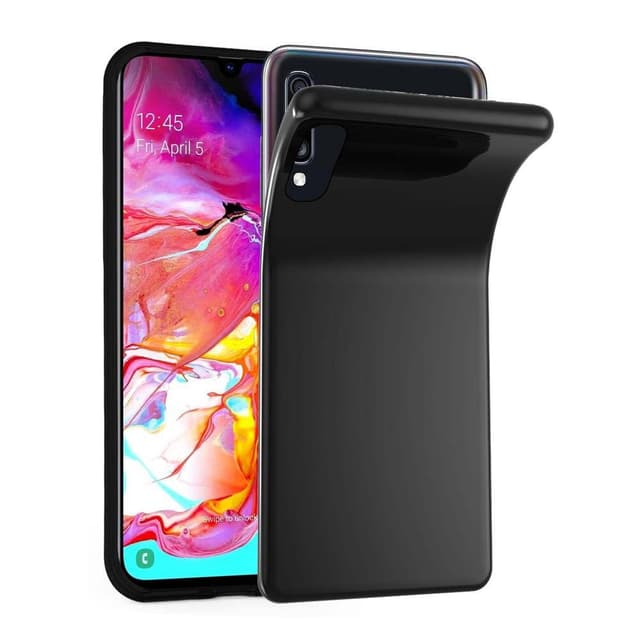 Samsung Galaxy A70 / A70s Cover TPU Etui (Sort)