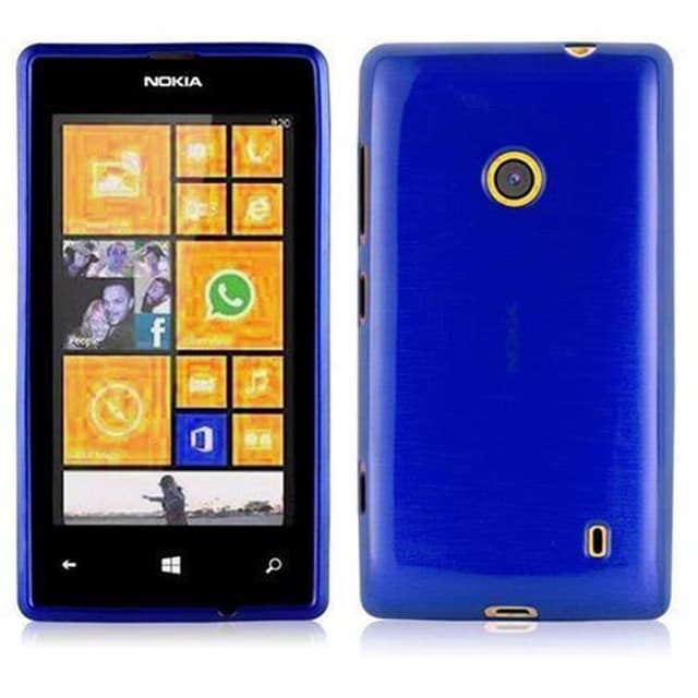 Nokia Lumia 525 Skal Fodral Case (Blå)