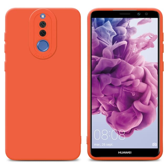Huawei MATE 10 LITE Deksel cover case (oransje)