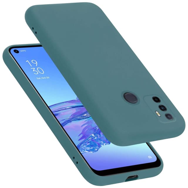 Oppo A53 Cover Etui Case (Grøn)