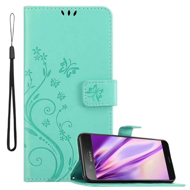 Sony Xperia XZ1 COMPACT Plånboksfodral Skal (Turkos)