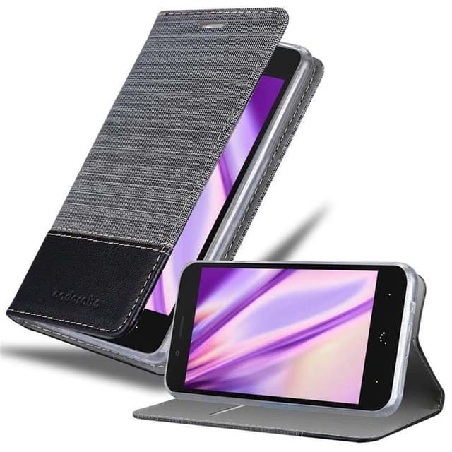 BQ Aquaris X5 lommebokdeksel etui (grå)