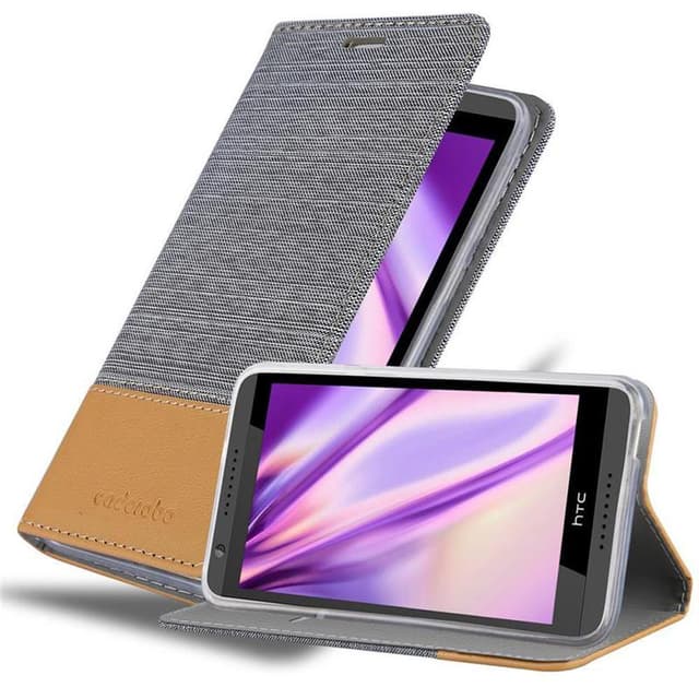 HTC Desire 820 Pungetui Cover Case (Grå)