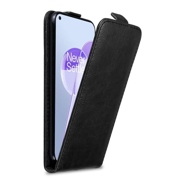 OnePlus 9RT 5G Suojakuori Lompakkokotelo (Musta)