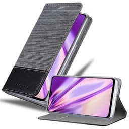 OnePlus 6T Suojakuori Lompakkokotelo (harmaa)