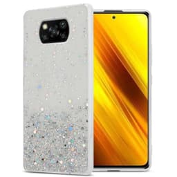 Xiaomi POCO X3 NFC Silikondeksel Glitter