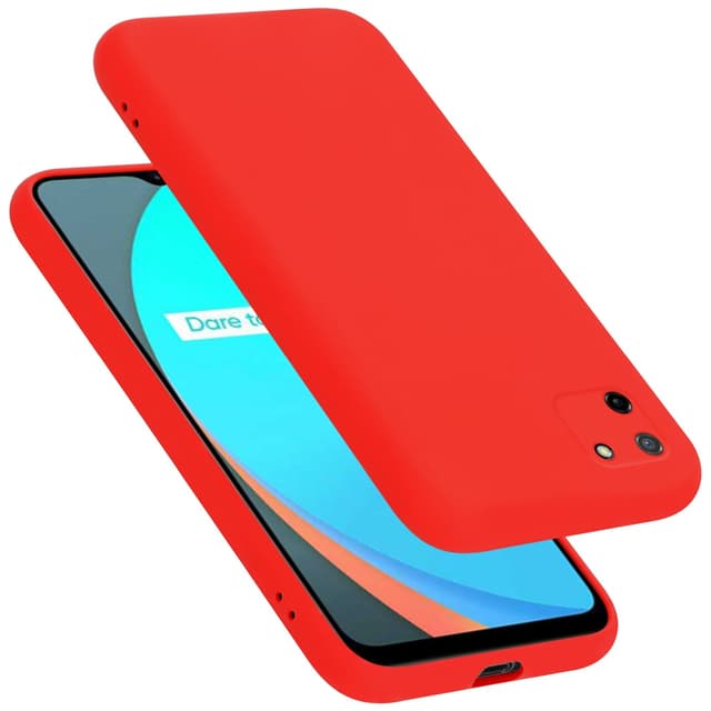 Realme C11 2020 Suojakuori Kotelo Case (Punainen)