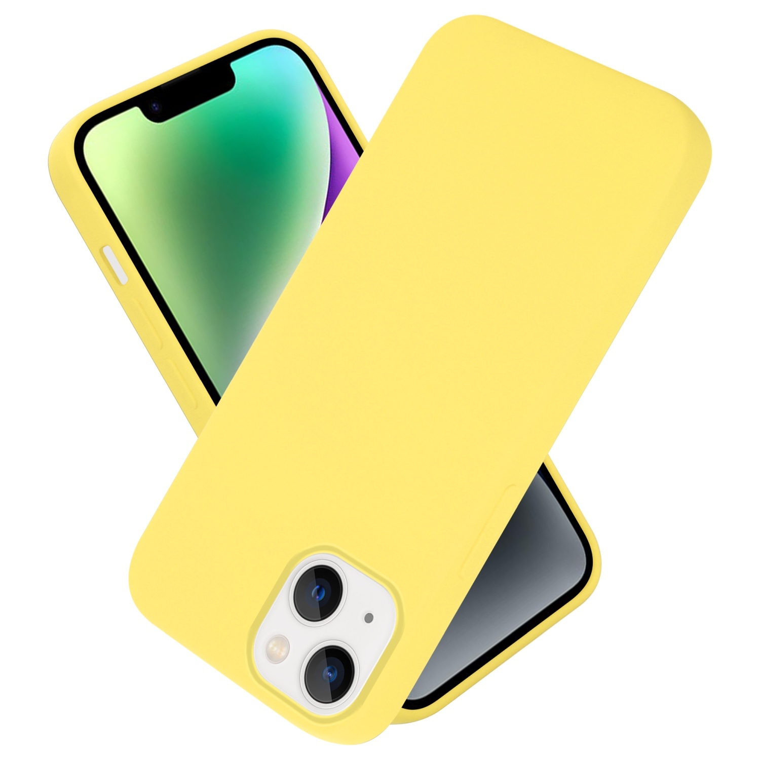 iPhone 14 PLUS Cover Etui Case (Gul)