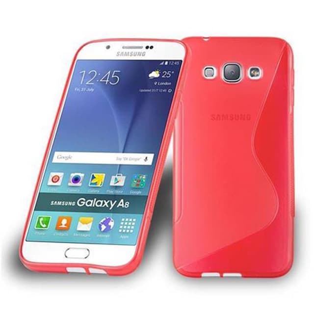 Samsung Galaxy A8 2015 Suojakuori Cover (Punainen)