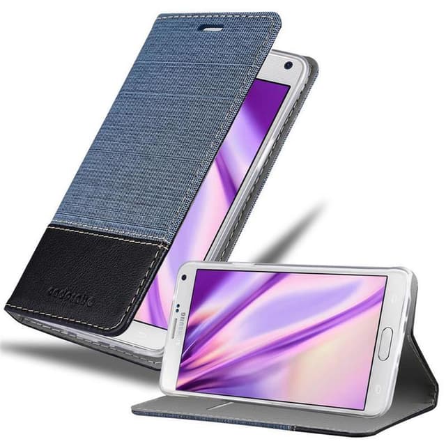 Samsung Galaxy NOTE 4 Pungetui Cover Case (Blå)