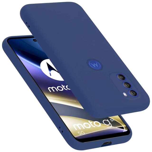 Motorola MOTO G51 5G Skal Fodral Case (Blå)