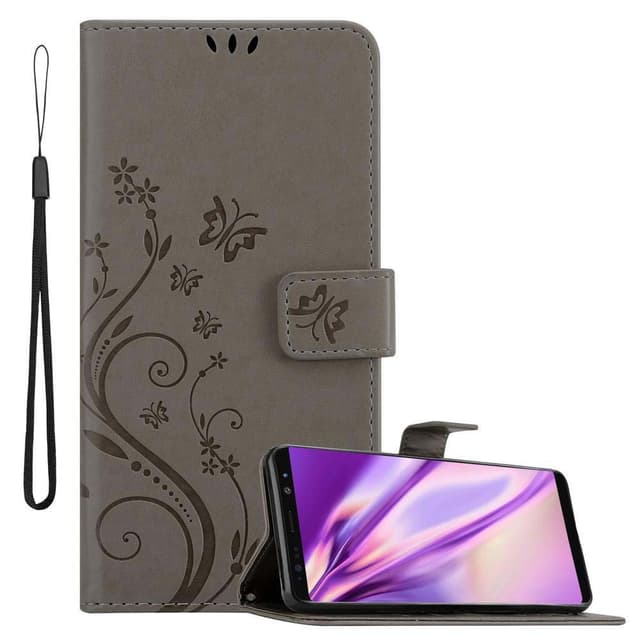 Samsung Galaxy NOTE 8 Plånboksfodral Skal (Grå)