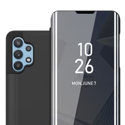 Suojakuori Samsung Galaxy A32 5G Lompakkokotelo (Musta)