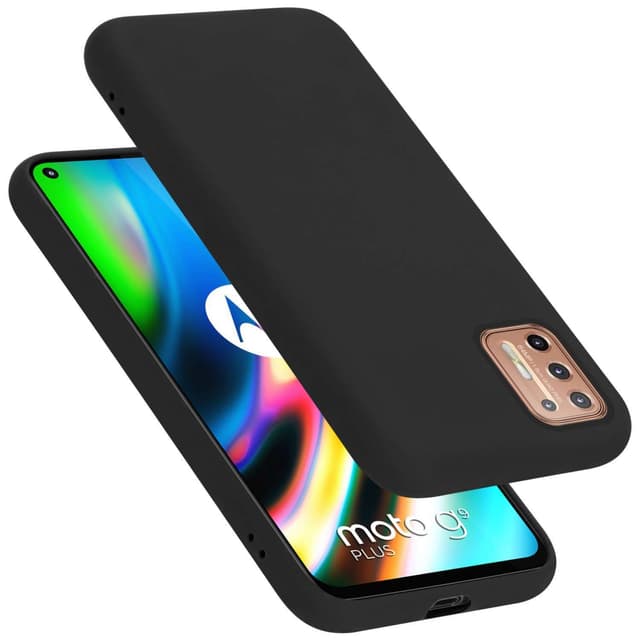 Motorola MOTO G9 PLUS silikondeksel case (Svart)