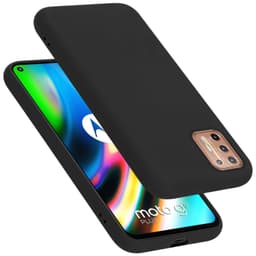 Motorola MOTO G9 PLUS Suojakuori Suojakotelo (Musta)